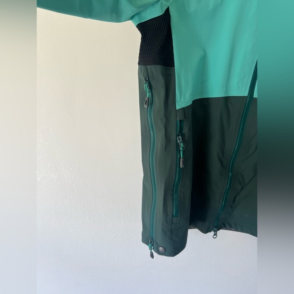 Outdoor Research Hemispheres Jacket Green Colorblock Gore-Tex Women’s Size Small - Picture 5 of 16